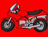 Desenho Motocicleta pintado por Davi