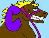 Desenho Cavalo pintado por gabriela