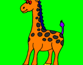 Desenho Girafa pintado por cio5