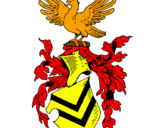 Desenho Escudo de armas e águia pintado por arthur