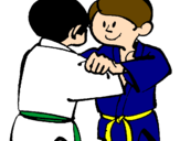 Desenho Judo amistoso pintado por ilannah