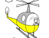 Desenho Helicóptero pintado por Máyra