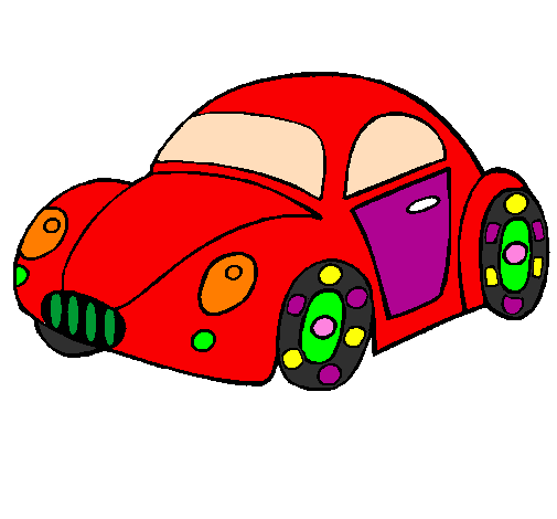 Desenho Carro de brinquedo pintado por uhu