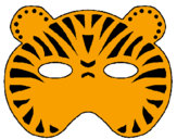 Desenho Tigre pintado por LÍLIA