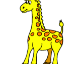 Desenho Girafa pintado por AMÉLIA VITORIA