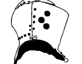 Desenho Capacete de cavaleiro  pintado por victor