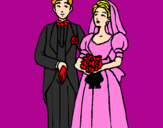 Desenho Marido e esposa III pintado por Lucia