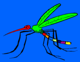 Desenho Mosquito pintado por antonio