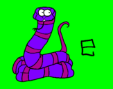 Desenho Serpente pintado por atacado