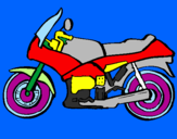 Desenho Motocicleta pintado por gustavo   willer