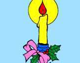 Desenho Vela de natal pintado por -Paty-