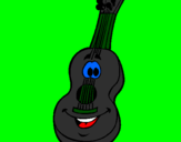 Desenho Guitarra espanhola  pintado por peter
