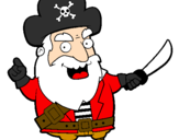 Desenho Pirata pintado por arthur