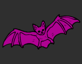 Desenho Morcego a voar pintado por rafael
