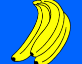Desenho Plátanos pintado por Rafinha