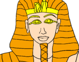 Desenho Tutankamon pintado por joão pedro