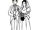 Desenho Marido e esposa III pintado por m