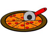 Desenho Pizza pintado por jasemin