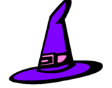Desenho Chapéu de bruxa pintado por erika  pereira