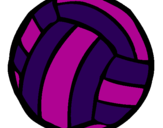 Desenho Bola de voleibol pintado por ynara