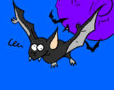 Desenho Morcego louco pintado por MaRy 