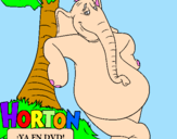 Desenho Horton pintado por carol garcia