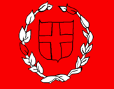 Desenho Escudo grego pintado por lara@yahoo.com