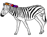 Desenho Zebra pintado por joao victor