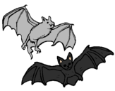 Desenho Um par de morcegos pintado por MATHEUS