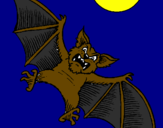 Desenho Morcego cão pintado por Starsky 
