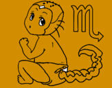 Desenho Scorpius pintado por rayany elias