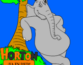 Desenho Horton pintado por carla