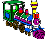 Desenho Comboio pintado por ADRIANA