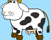 Desenho Vaca pensativa pintado por KAROLINE