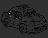 Desenho Herbie Taxista pintado por Gonçalo