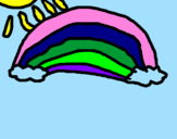 Desenho Arco-íris pintado por rafaela2001