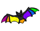 Desenho Morcego a voar pintado por MARCUS VINICIUS