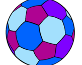 Desenho Bola de futebol II pintado por gabriela
