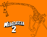 Desenho Madagascar 2 Melman 2 pintado por bruno