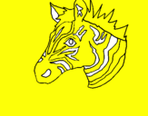 Desenho Zebra II pintado por dan