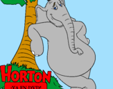Desenho Horton pintado por andrezza cristina