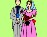 Desenho Marido e esposa III pintado por clercia