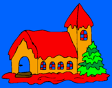 Desenho Casa pintado por Bart