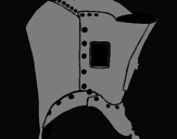 Desenho Capacete de cavaleiro  pintado por rafael