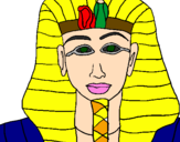 Desenho Tutankamon pintado por Ancripata