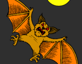 Desenho Morcego cão pintado por joaõ ricardo c f