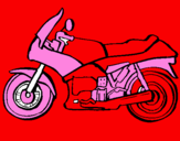 Desenho Motocicleta pintado por     324s    
