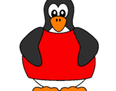 Desenho Pinguim pintado por ruben