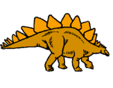 Desenho Stegossaurus pintado por victor