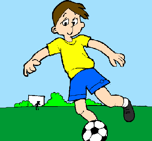 Desenho Jogar futebol pintado por FELIPE